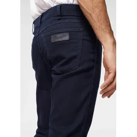 Wrangler Greensboro Jeans mit geradem Bein in Schwarzblau-W33 / L32