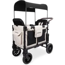 wonderfold W2 Luxe Pro KinderVan für 2 Kinder Beige