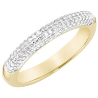 Luigi Merano Ring mit Brillanten, Gold 585 Ringe Hellbraun Damen