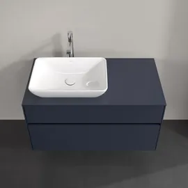 Villeroy & Boch Waschtischunterschrank 2 Auszüge 100 x 54,8 x 50 cm Marine Blue