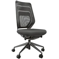 fm Büromöbel Bürostuhl »Asiento« ohne Armlehnen grau
