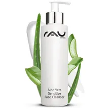 RAU Cosmetics Aloe Vera Sensitive Face Cleanser veganes Bio Gel - Reinigungslotion 200 ml