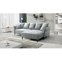Fun Möbel Ecksofa Schlafsofa Sofa SADIE Stoff Element, Ottomane