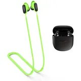 MOWYEOK Anti Verlust Strap für Kopfhörer, kompatibel mit Bose QuietComfort Earbuds II Ohrhörer,Weiches Silikon Anti Lost Lanyard,geeignet für Outdoor Sportarten, Laufen,Fitness - Grün