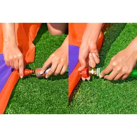 BESTWAY Splashcoaster Double Slide Wasserrutsche 470 x 138 x 31 cm (52634)