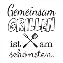 Ambiente Home Ambiente Motivserviette 33x33cm Gemeinsam Grillen 8712159181449 Ambiente 20 Stück