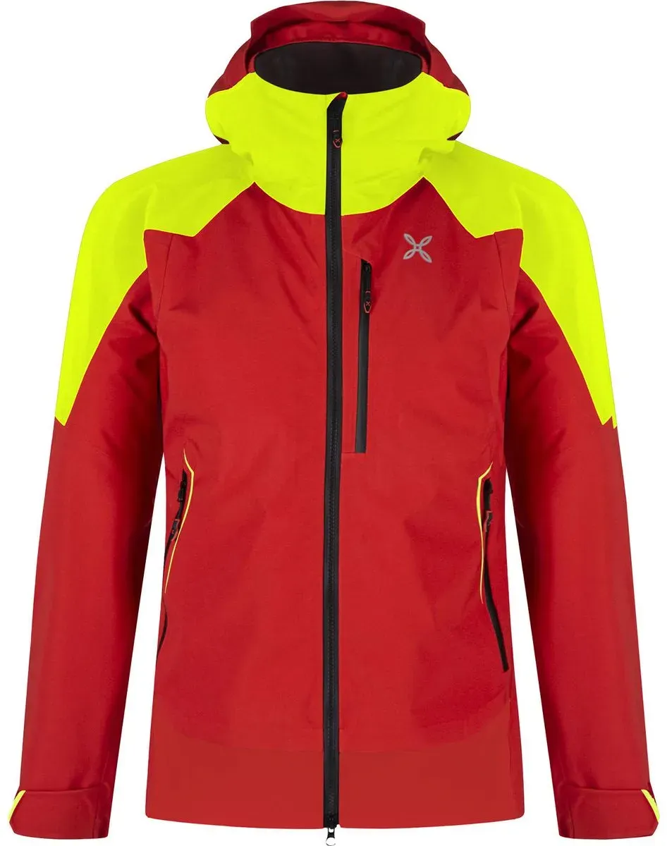 Montura Monte 2 Jacket rosso/giallo fluo (1070F) L