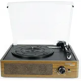 Technaxx RETRO TURNTABLE WITH BT, Plattenspieler, Braun