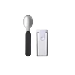 Mepal Ellipse Löffel, faltbar, inkl. Transportbox 107645541100 , Farbe: nordic black