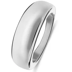 Lucardi Ring Stahl Herrenschmuck   Damen 