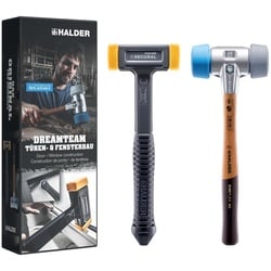 HALDER Aktionsbox Dreamteam Türen- & Fensterbau SIMPLEX Ø 50:40 mm TPE und SECURAL Schonhammer