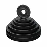 GORILLA SPORTS® Olympia Hantelscheiben - 1,25kg, 2,5kg, 5kg, 10kg, 15kg, 20kg, 25kg, 30kg Gewichte, 50mm Bohrung, Gusseisen, Einzeln/Set - Gewichtsscheiben, Hantelscheiben-Set, Hanteln