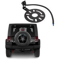 DYNAVISION CAMJP-0010 Lite Rückfahrkamera für Jeep Wrangler JK 2007–2018, wasserdicht, abnehmbar, Parkhilfe mit Rückfahrkamera, Radio, Video-Eingangskabel