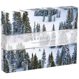 Galison Gray Malin Snow 500 Piece Double-Sided Puzzle