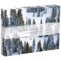 Galison Gray Malin Snow 500 Piece Double-Sided Puzzle