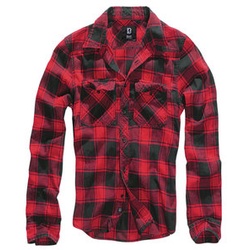 Check Hemd rot 7XL