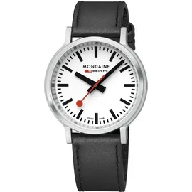 Mondaine MST.4101B.LBV.2SE Herrenuhr Stop2go 41mm 3ATM