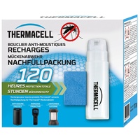 Thermacell Mückenabwehr Nachfüllpackung, 120 Stunden (30 Wirkstoffplättchen und 10 Gaskartuschen)
