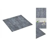vidaXL Laminat Dielen Selbstklebend 5,11 m2 Grau Marmor-optik -