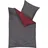 Mako-Satin rubin rot 155 x 220 cm + 80 x 80 cm