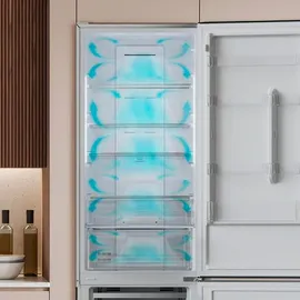 Cecotec Bolero CoolMarket Combi 356 Kühl-Gefrierkombination (356 l, 2000 mm hoch, Weiß)