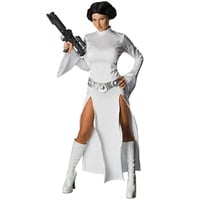 Rubie's Prinzessin Leia - Star Wars Kostüm - M, Grau, Weiss