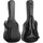 Vevor Gitarrentasche für 41-Zoll-Akustikgitarren mit Tragegriff Schwarz, Gitarrenrucksack mit Schaumstoffpolsterung, Außenzubehörfach und Schultergurten, 1195 mm Gig Bag aus PU-Leder