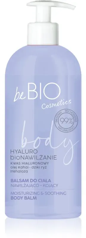 beBIO Hyaluro bioMoisture intensiv hydratisierender Körperbalsam für sehr trockene Haut 350 ml