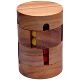 LOGOPLAY Revolve - Zauberwürfel - Dreh-Puzzle - Kugelpuzzle - Denkspiel - Knobelspiel - Geduldspiel - Logikspiel aus Holz
