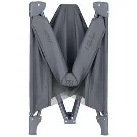 KIKKABOO Kikka boo Laufstall Enjoy Matratze Reißverschluss klappbar Tasche Hängegriffe grau