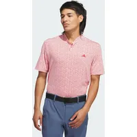 Adidas Ultimate365 Printed Poloshirt Sandy Pink / Better Scarlet L