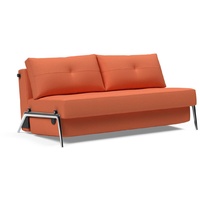 INNOVATION LIVING Schlafsofa Cubed Aluminium Stoff Rust 160 cm