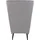 OTTO home Ohrensessel Salla Fellimitat 78 x 118 x 94 cm Schwarz mit Hocker