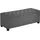 Vevor Sitzbank Truhenbank Grau 110 x 40 x 40 cm