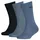 Puma Socken 3er Pack Bequem sitzend blau 31-34