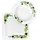 Lashuma 2er Set Kombiservice Olive, Tiefer Suppenteller 23 cm und Servierplatte 27 x 27 cm, Handgemachtes Geschirrset aus Italienischer Keramik