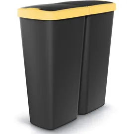 monzana Mülleimer 50 l Gelb