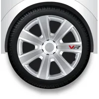 ZentimeX Radzierblenden Radkappen Radabdeckung 14" Zoll #77 Silber ABS