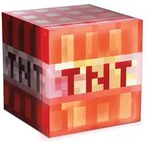 Ukonic Minecraft TNT Block Mini-Kühlschrank 6,7 l 26,4 cm hoch Rot/Weiß