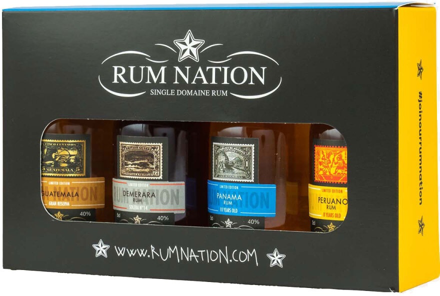 Rum Nation Mini Collection - 4x 0,05 l - Rum