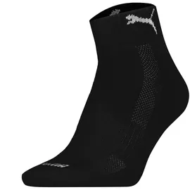 Puma Cushioned Quarter Socken 12er Pack Schwarz 35-38