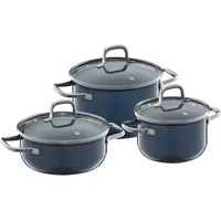 WMF Fusiontec Essential Topf-Set, 3-teilig, Blueberry