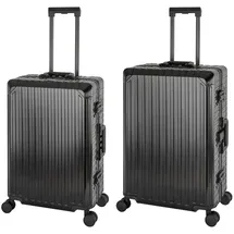 TRAVELHOUSE Tokyo Koffer-Set 2-tlg. schwarz