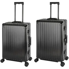 TRAVELHOUSE Tokyo Koffer-Set 2-tlg. schwarz