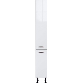 OPTIFIT Apothekerschrank »Cara«, mit 2 Vollauszügen und 5 Ablagen, höhenverstellbare Füße, Breite 30 cm, weiß