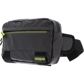 American Tourister Urban Track Sling Bag Coated Black / Lime dunkelgrau - Dunkelgrau