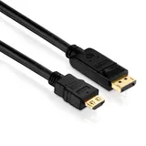 PureLink DisplayPort zu HDMI Kabel 1 m Schwarz
