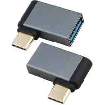 helos USB-A auf USB-C Adapter Schwarz