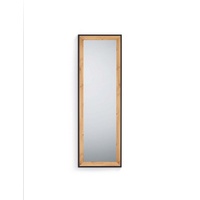 MIRRORS AND MORE Rahmenspiegel Branda 50 x 150 cm Artisan/Schwarz, Holz)