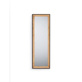 MIRRORS AND MORE Rahmenspiegel Branda 50 x 150 cm, Artisan/Schwarz, Holz)